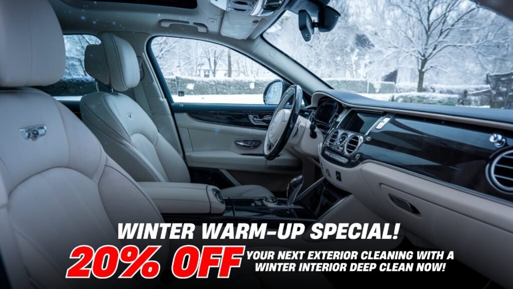 Winter Auto Detailing – Protect Your Car's Interior from Salt Damage