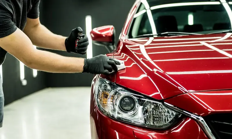 car polishing for showroom shine