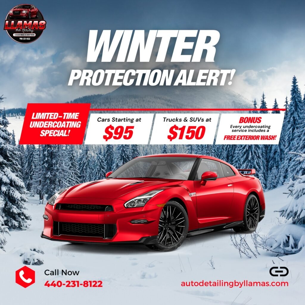 vehicle undercoating service - winter special in Lake Country